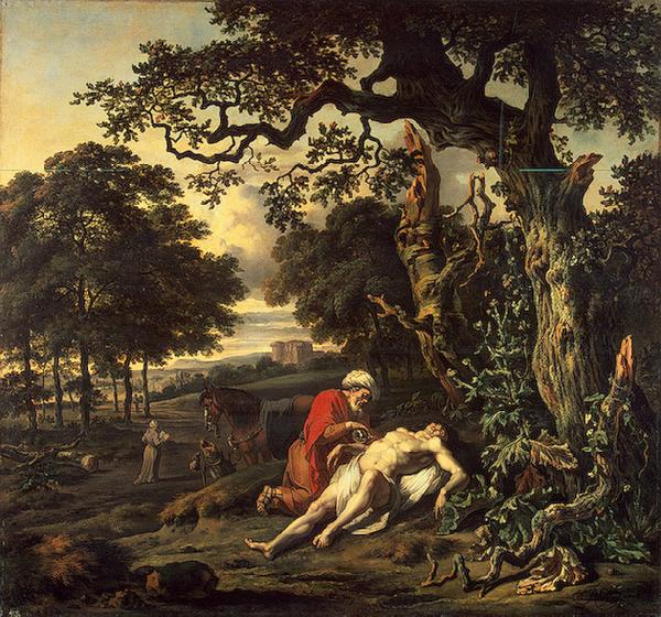Jan Wijnants Parable of the Good Samaritan oil painting image